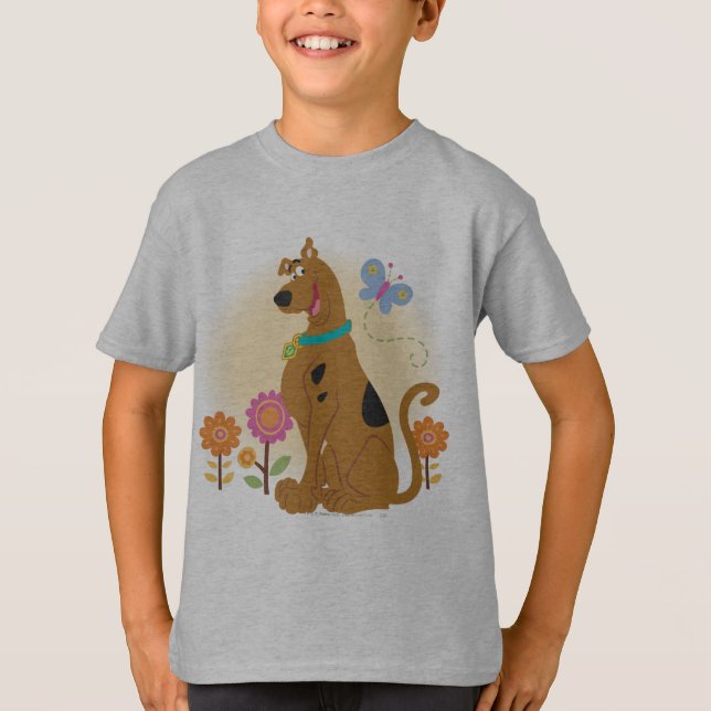 Camiseta Scooby-Doo Siguiendo a la Mariposa (Anverso)