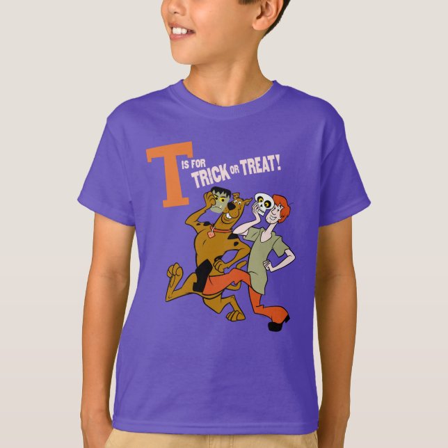 Camiseta Scooby-Doo | T es para Truco o Tratamiento (Anverso)