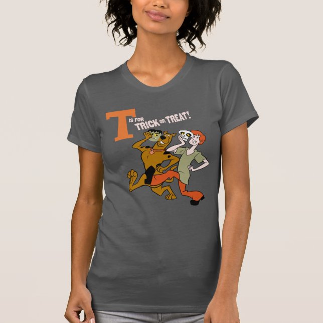 Camiseta Scooby-Doo | T es para Truco o Tratamiento (Anverso)