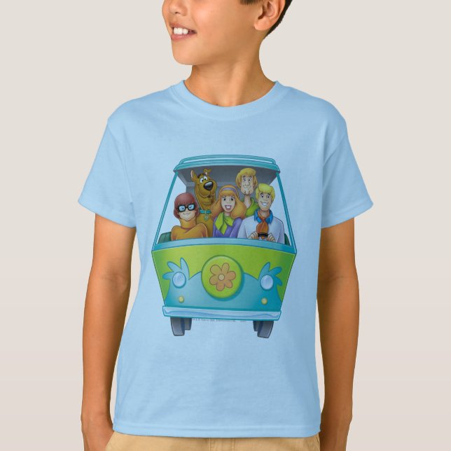 Camiseta Scooby-Doo y el aerógrafo de la máquina de misteri (Anverso)