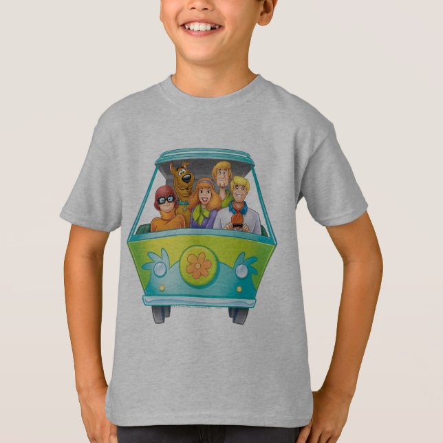 Camiseta Scooby-Doo y el aerógrafo de la máquina de misteri (Anverso)