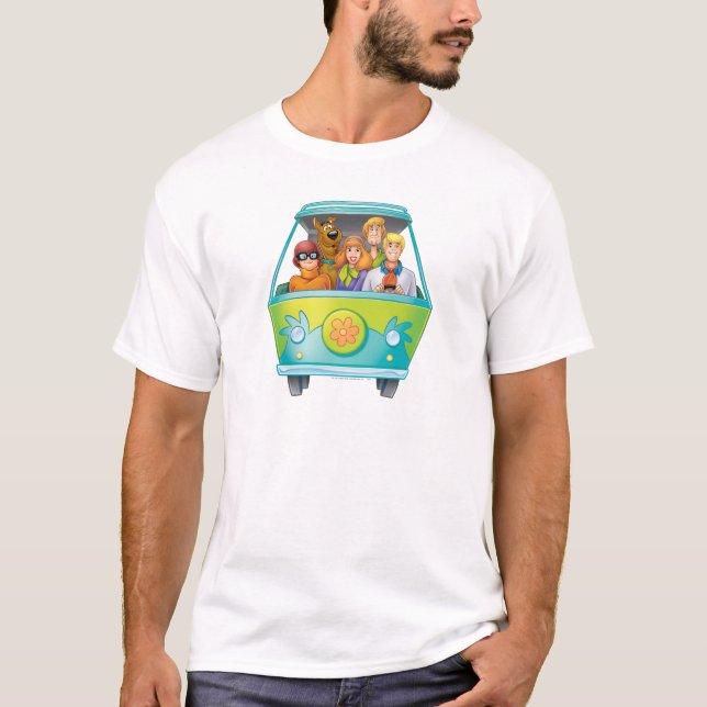 Camiseta Scooby-Doo y el aerógrafo de la máquina de misteri (Anverso)