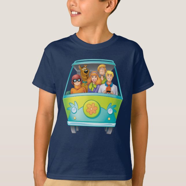 Camiseta Scooby-Doo y el aerógrafo de la máquina de misteri (Anverso)