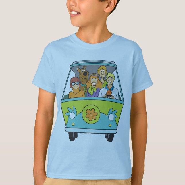 Camiseta Scooby-Doo y la máquina de misterio de pandillas (Anverso)
