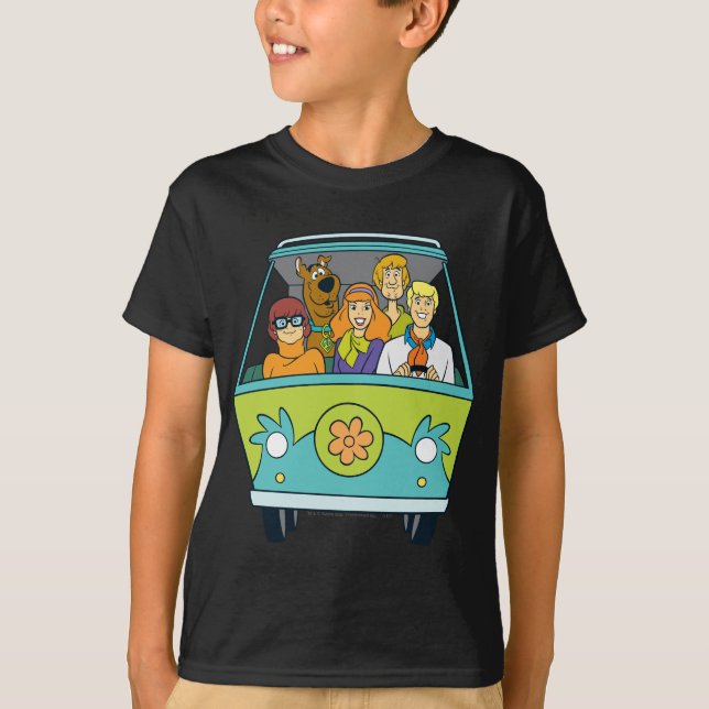 Camiseta Scooby-Doo y la máquina de misterio de pandillas (Anverso)