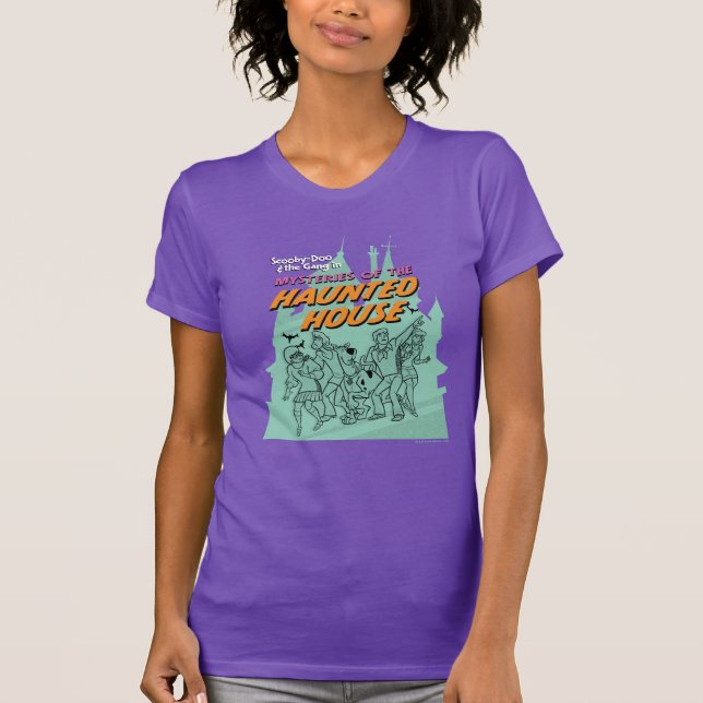 Camiseta Scooby-Doo y la pandilla "casa embrujada" (Anverso)