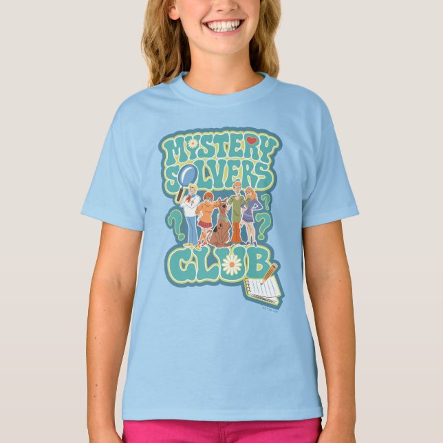 Camiseta Scooby-Doo y la pandilla "Mystery Solvers Club" (Anverso)