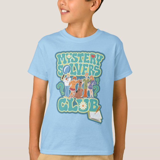 Camiseta Scooby-Doo y la pandilla "Mystery Solvers Club" (Anverso)