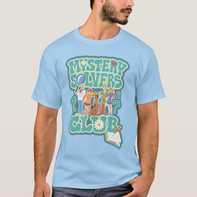 Camiseta Scooby-Doo y la pandilla "Mystery Solvers Club" (Anverso)