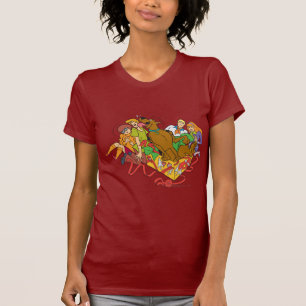 Camiseta Scooby-Doo y navidad de la cuadrilla