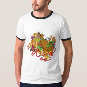 Camiseta Scooby-Doo y navidad de la cuadrilla