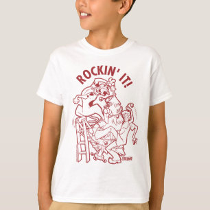 Camiseta Scooby-Doo y Shaggy Rockin' "alrededor del árbol