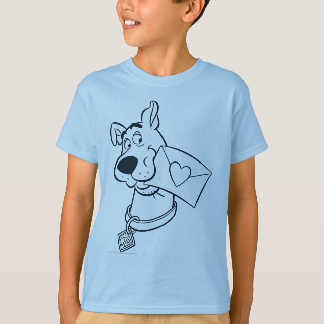 Camiseta Scooby El día de San Valentín (Anverso)