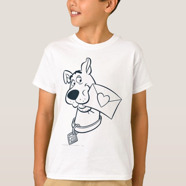 Camiseta Scooby El día de San Valentín (Anverso)