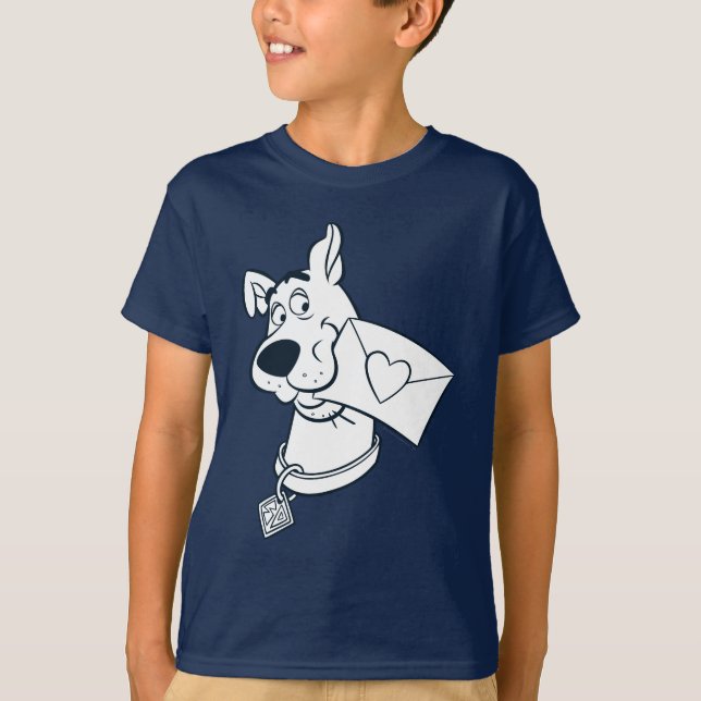 Camiseta Scooby El día de San Valentín (Anverso)