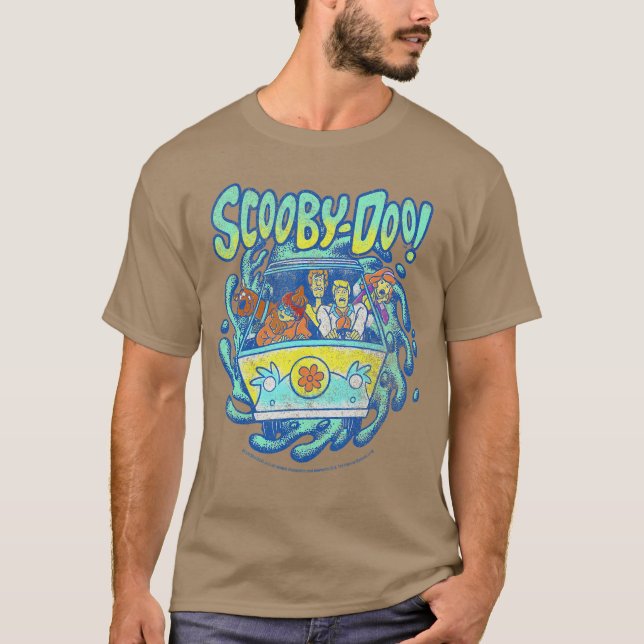 Camiseta ScoobyDoo Mystery Machine Portal Group Shot Small  (Anverso)