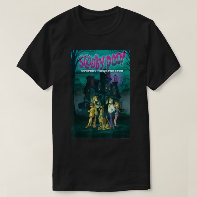 Camiseta ScoobyDoo Mystery Poster Incorporado (Diseño del anverso)
