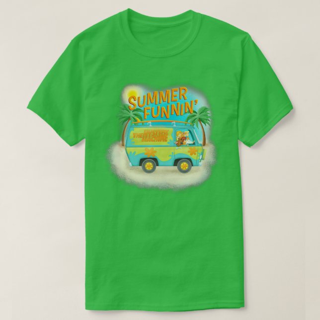 Camiseta ScoobyDoo Summer Funnin Mystery Machine (Diseño del anverso)