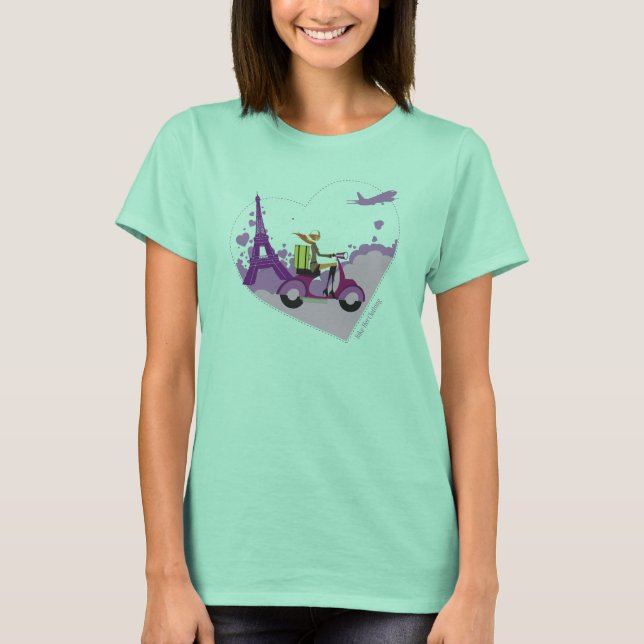 Camiseta Scooter Chica (Anverso)