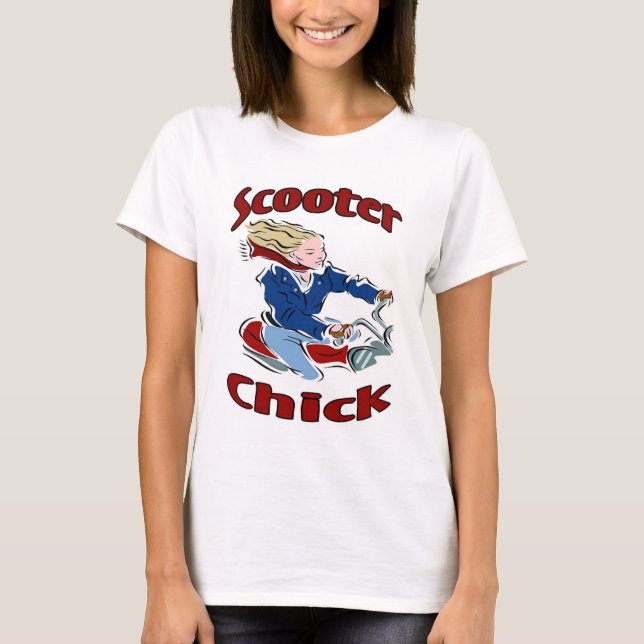 Camiseta Scooter Chick (Anverso)