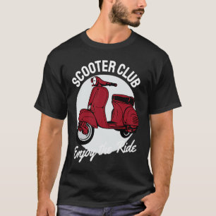 Camiseta Scooter Club disfruta de la vitalidad del paseo