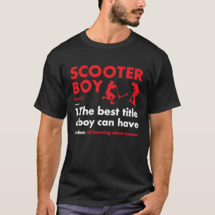 Camiseta Scooter de definición de niño deportivo