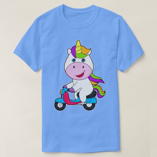 Camiseta Scooter de Unicorn (Diseño del anverso)