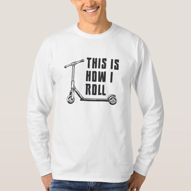 Camiseta Scooter Driver Así Es Como Me Dejo Gracioso (Anverso)
