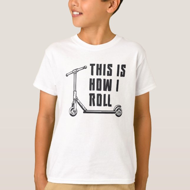 Camiseta Scooter Driver Así Es Como Me Dejo Gracioso (Anverso)