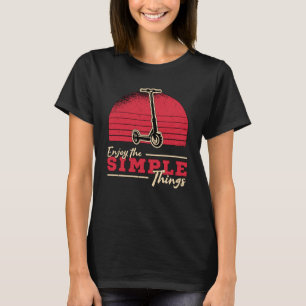 Camiseta Scooter Driver Disfruta De Las Cosas Simples Stunt