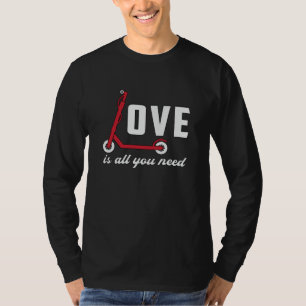 Camiseta Scooter Driver Love Es Todo Lo Que Necesitas De St