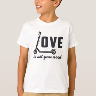 Camiseta Scooter Driver Love Es Todo Lo Que Necesitas De St