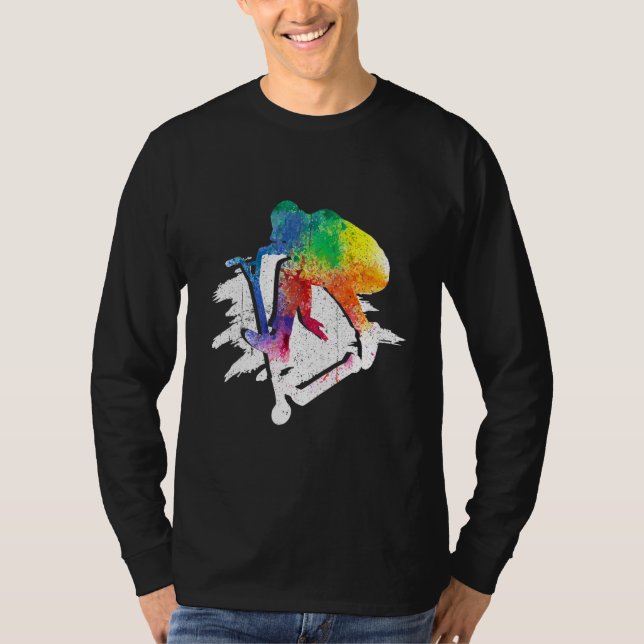 Camiseta Scooter For Boys E Scooter Tricks Scooter Stunt (Anverso)