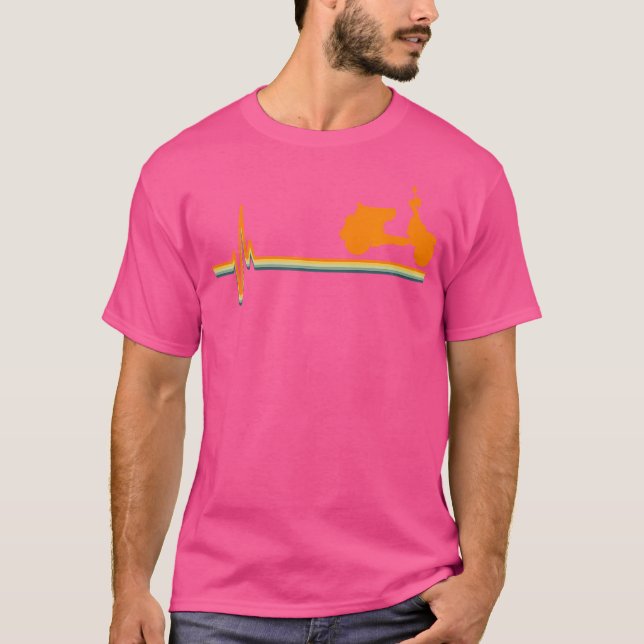 Camiseta Scooter Heartbeat Throwback (Anverso)