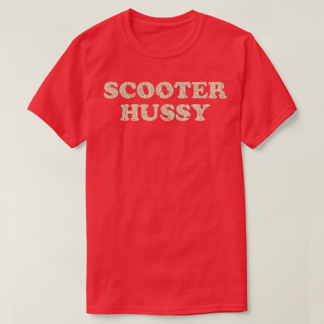 Camiseta Scooter Hussy 1978 (Diseño del anverso)