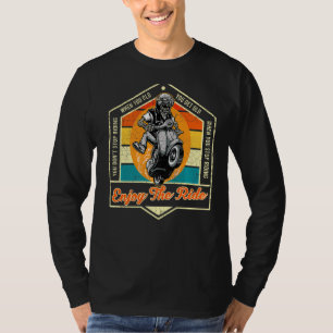 Camiseta Scooter Moped Rider Vintage Love Retro Italia