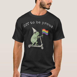 Camiseta Scooter Orgulloso Sapo Divertido Orgullo Lgbtq