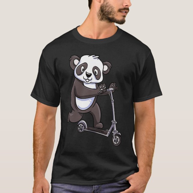 Camiseta Scooter Panda (Anverso)