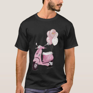 Camiseta Scooter Scooter rosa _por Leamini20_