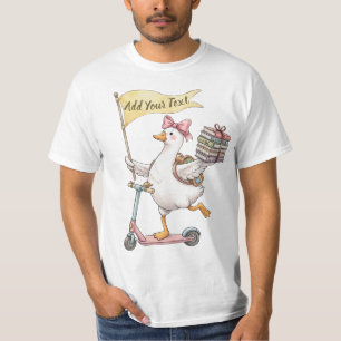 Camiseta Scooter Silly Goose Personalizable Regreso a Clase