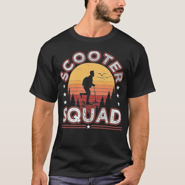Camiseta Scooter Squad Stunt Scooter Scooder mejor amigo (Anverso)