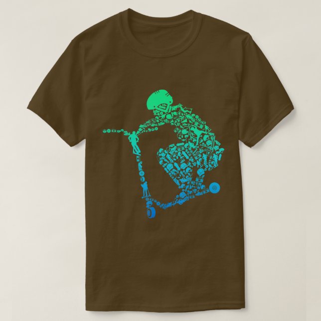 Camiseta Scooter Stunt Gift para los niños (Diseño del anverso)