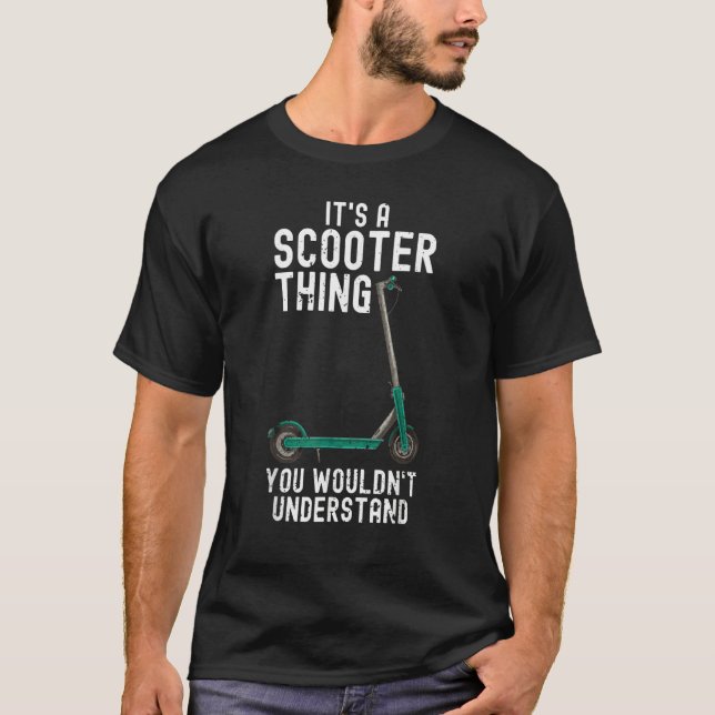 Camiseta Scooter Stunt Scouter E Scooter Off Road Electric  (Anverso)