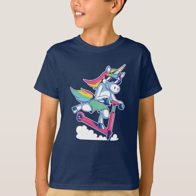 CAMISETA SCOOTER UNICORN (Anverso)