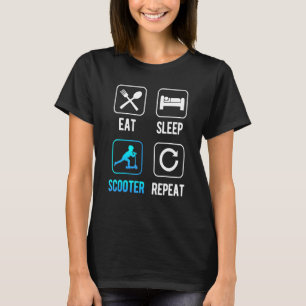 Camiseta Scooter Urbano Y E-Scooter Para Empuje Y Patada O