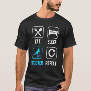 Camiseta Scooter Urbano Y E-Scooter Para Empuje Y Patada O