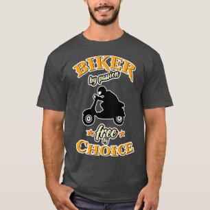 Camiseta scooter vespa de citas de ciclismo divertido