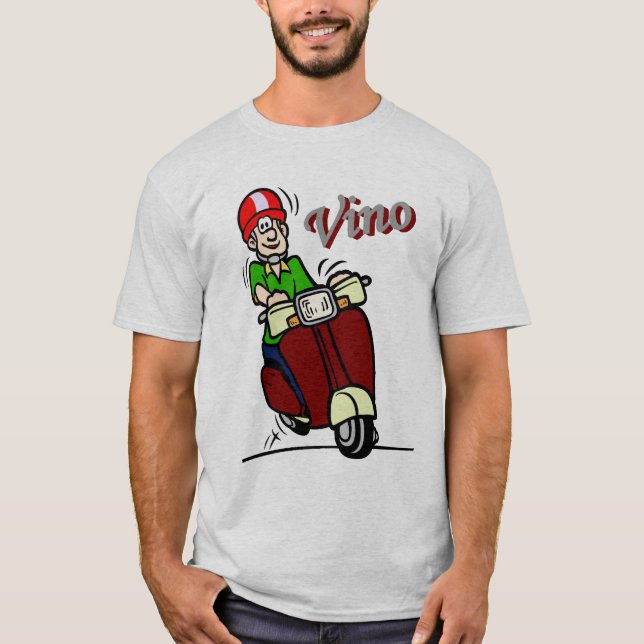 Camiseta Scooter Vino (Anverso)