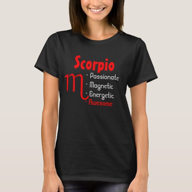 Camiseta Scorpio (Anverso)