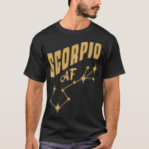 Camiseta Scorpio AF Scorpio Cumpleaños Constelación y Horo
